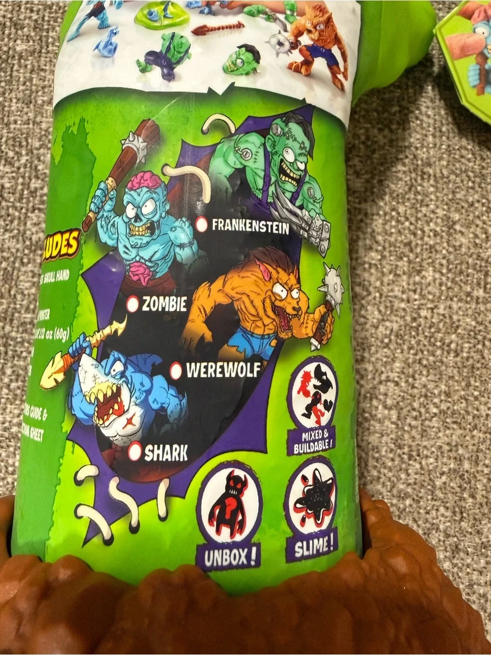 Smashers Horror House Green Monster Hand Toy - 10+ Surprises